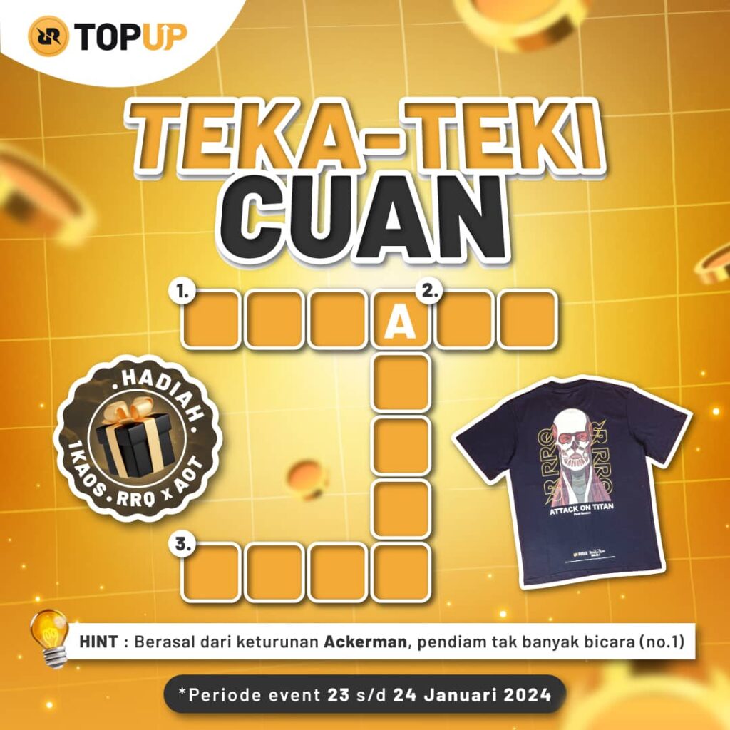 Teka-Teki Cuan RRQ Topup