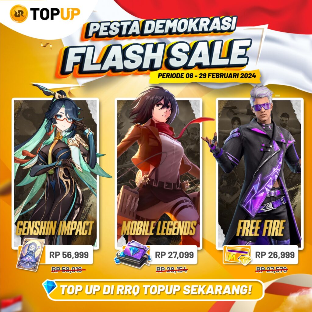 RRQ Topup Flash Sale