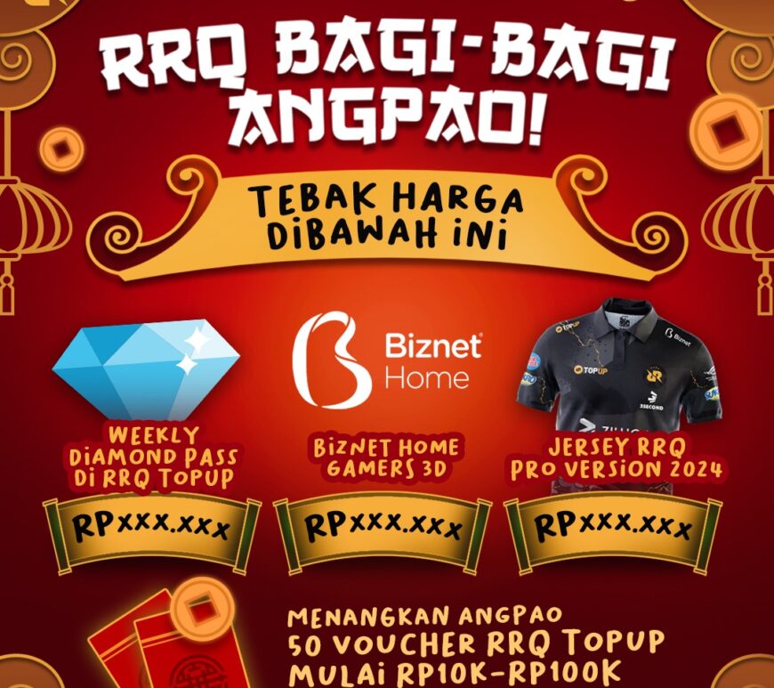 RRQ Topup Hoki Bagi-Bagi Angpao