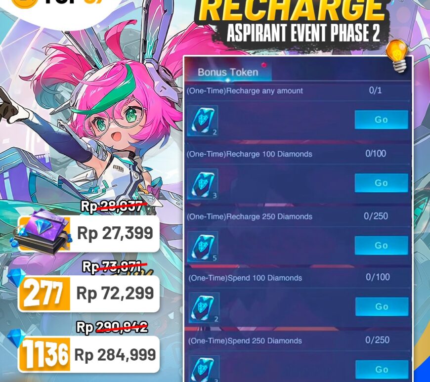 Event Recharge Aspirants Unite 3 Phase 2 Mobile Legends