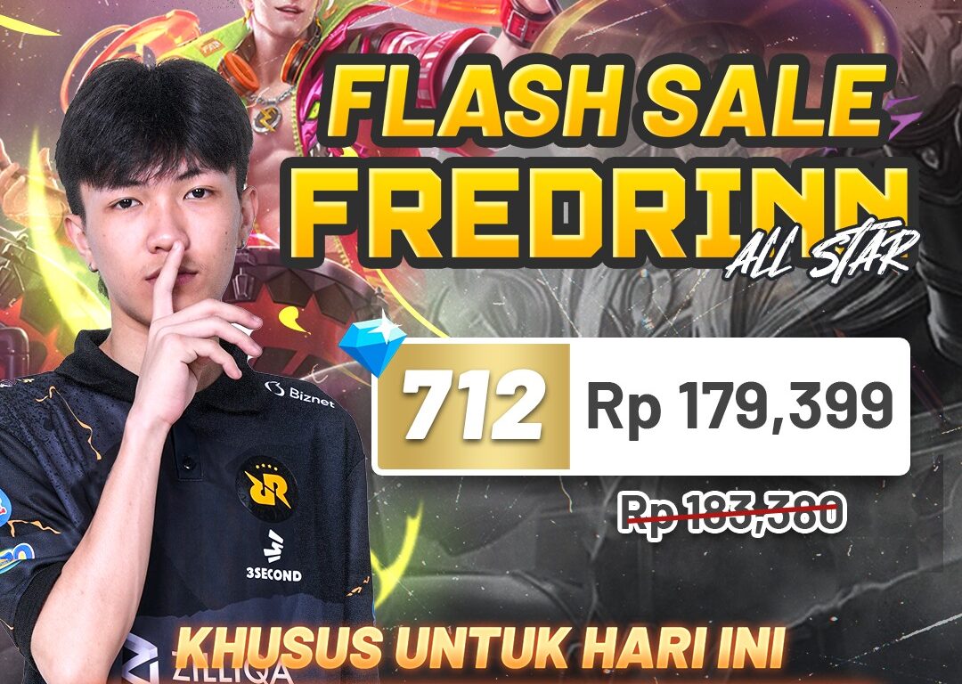 Flash Sale RRQ TopUp Skin Sparkle Fredrinn