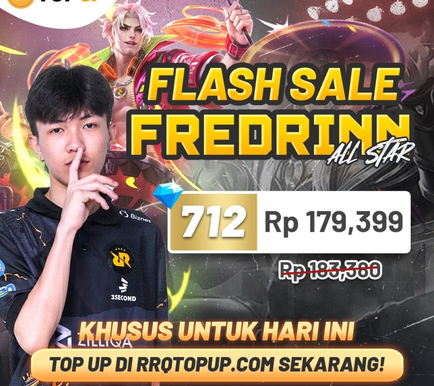 Flash Sale RRQ TopUp Skin Sparkle Fredrinn