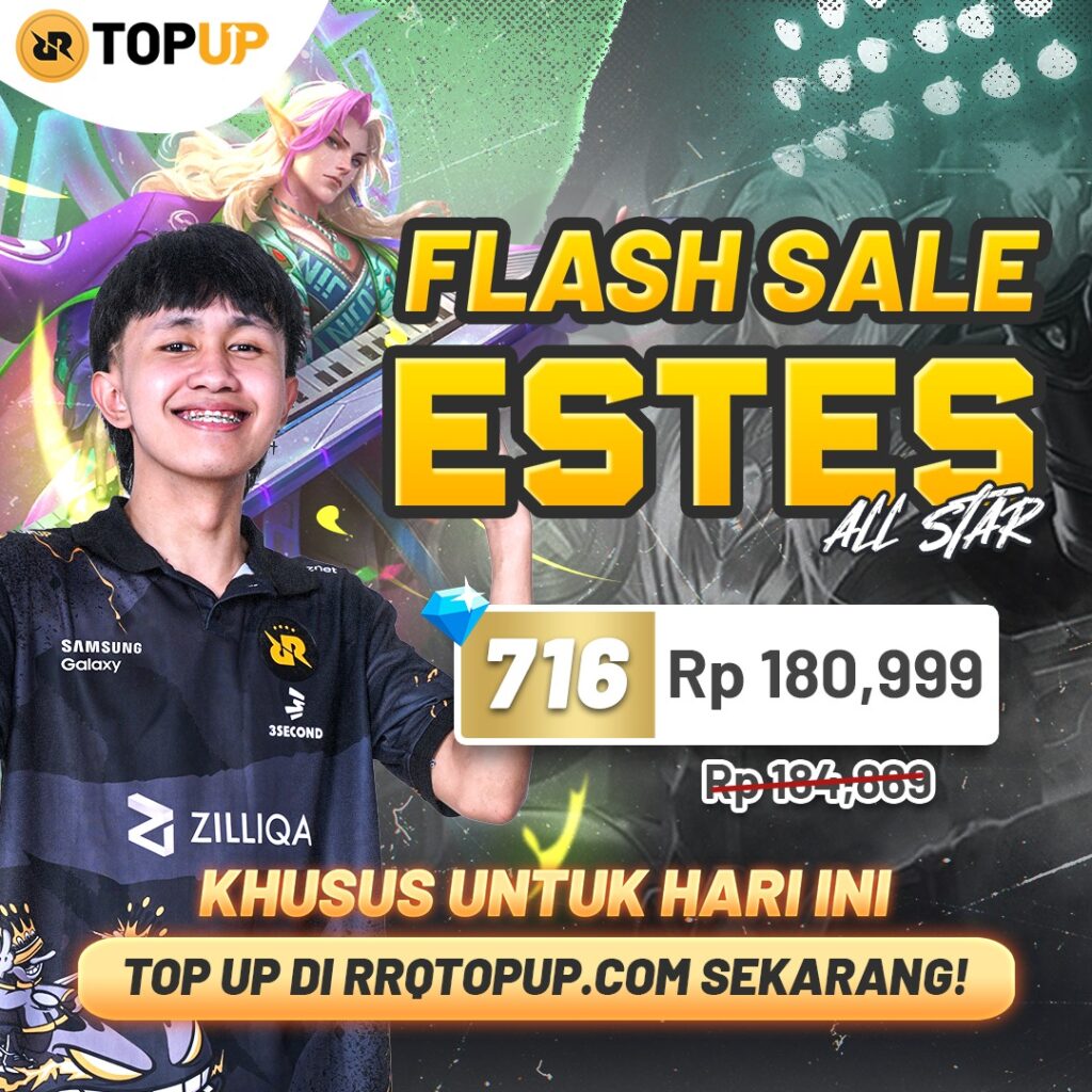 Flash Sale Skin Sparkle Estes RRQ Topup