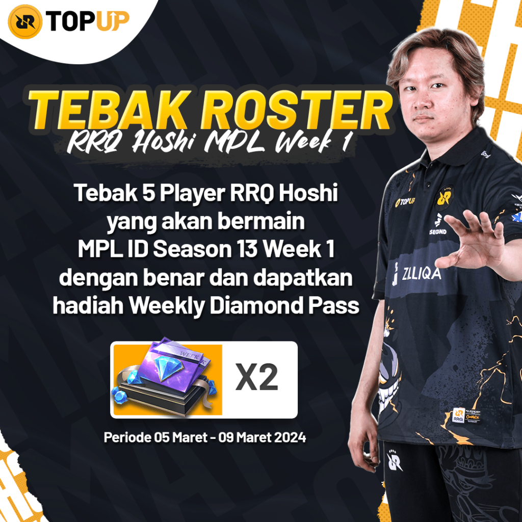 Challenge Tebak Roster RRQ Hoshi