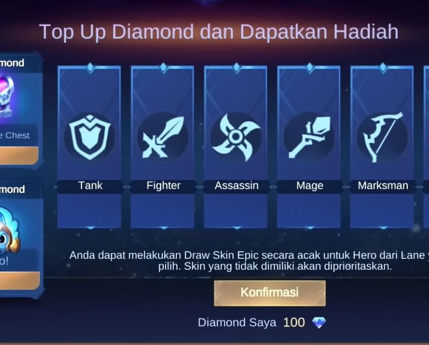 Event Top Up 100 Diamond MLBB