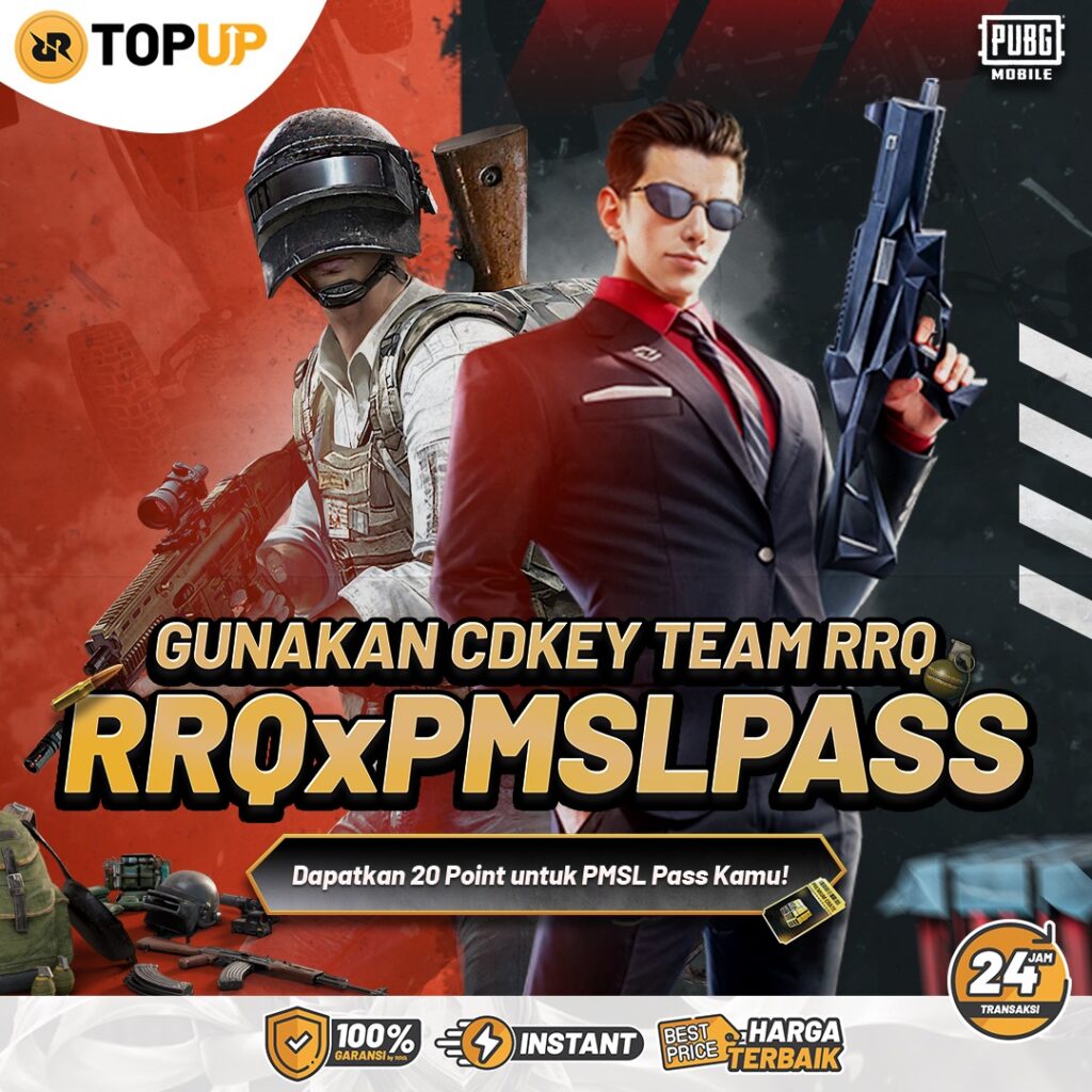 PMSL PASS PUBG MOBILE RRQ TopUp