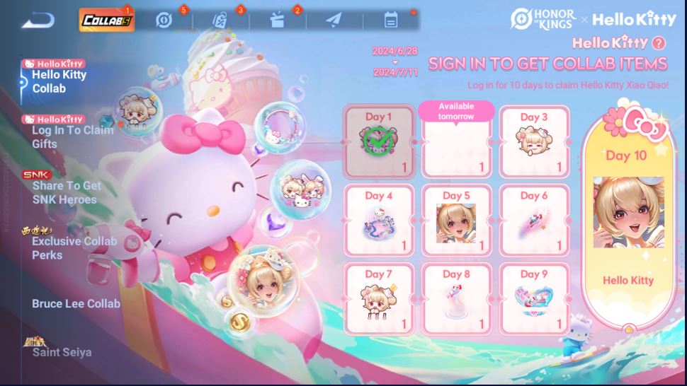 Event HoK x Hello Kitty