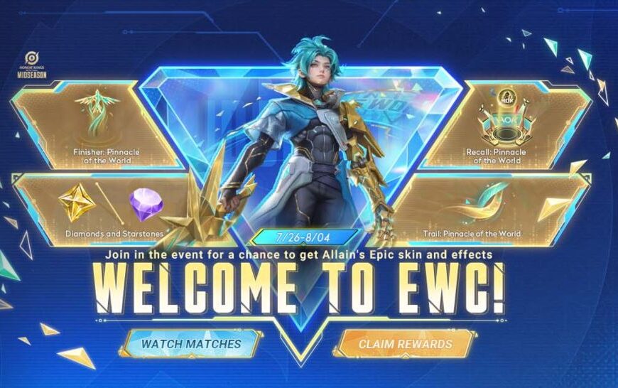 Event Skin Allain EWC Honor of Kings