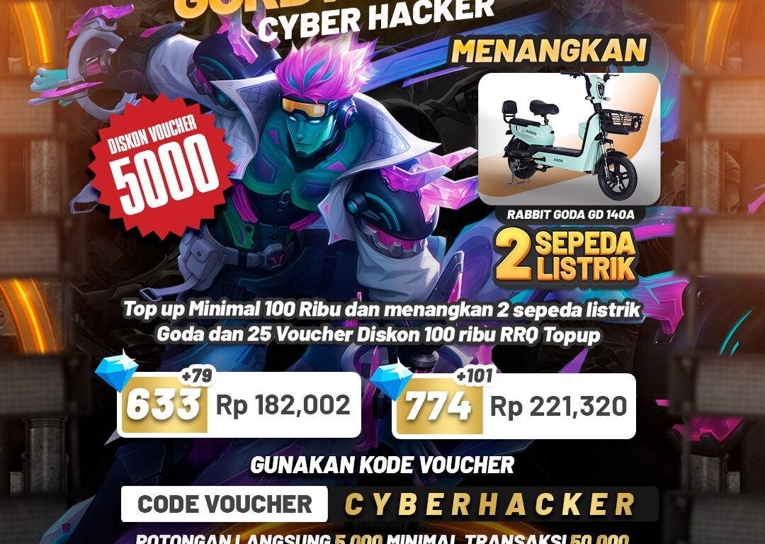 Diskon Skin Gord Cyber Hacker MLBB