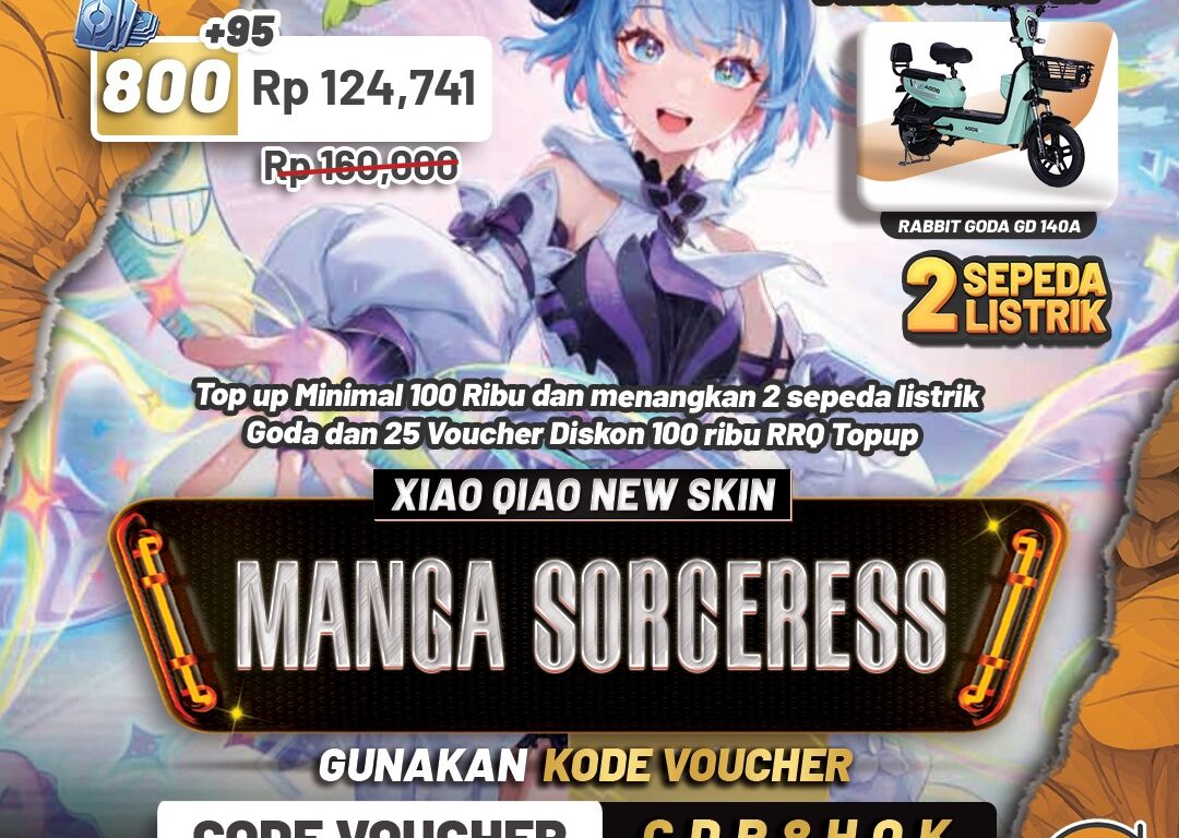 Skin Flawless Manga Sorceress Xiao Qiao RRQ TopUp