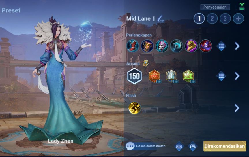 Build Lady Zhen Terbaik HoK