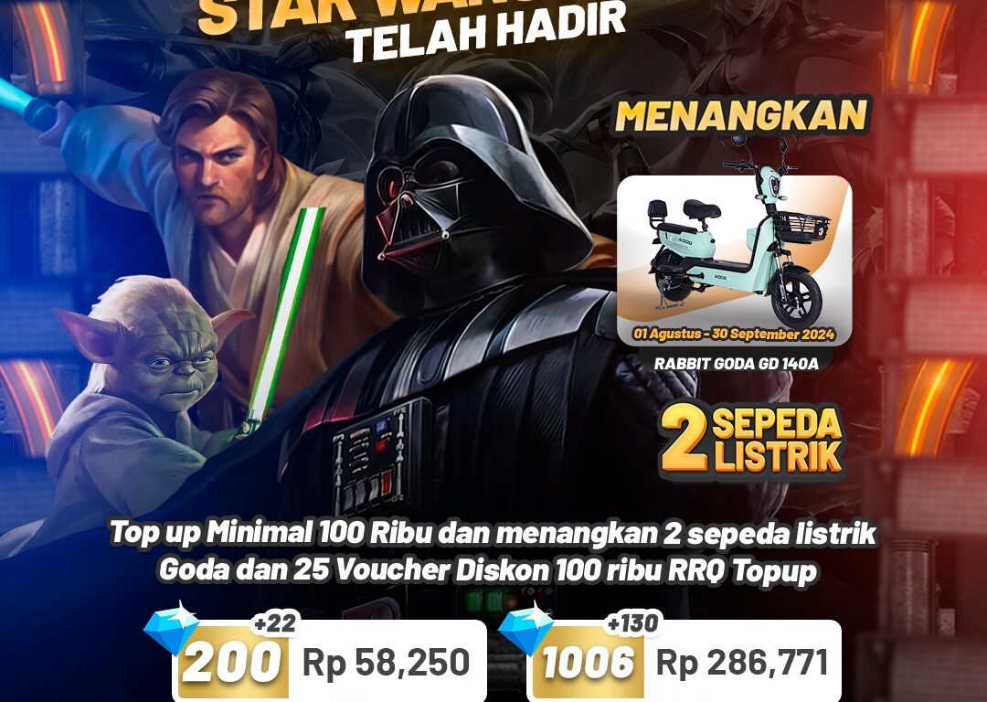 Event MLBB X Star Wars Resale 2024 RRQ TopUp