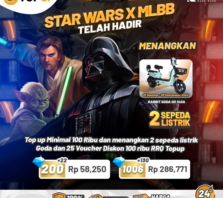 Event MLBB X Star Wars Resale 2024 RRQ TopUp