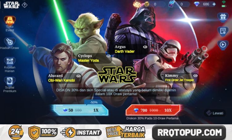 Recharge Event MLBB X Star Wars Resale Phase 1