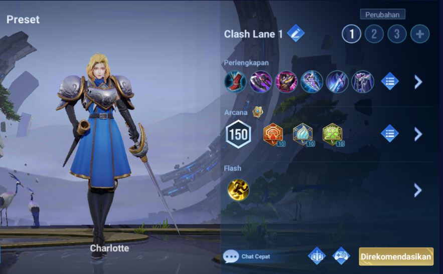 Set Build Charlotte Tersakit Honor of Kings