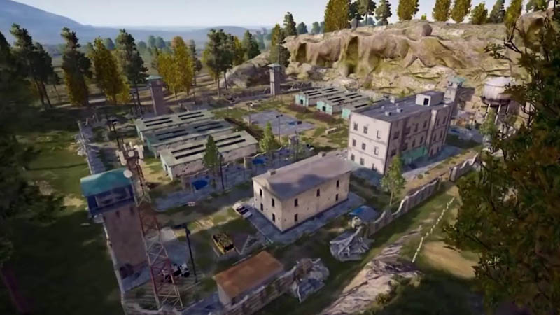 drop zone map erangel pubg mobile