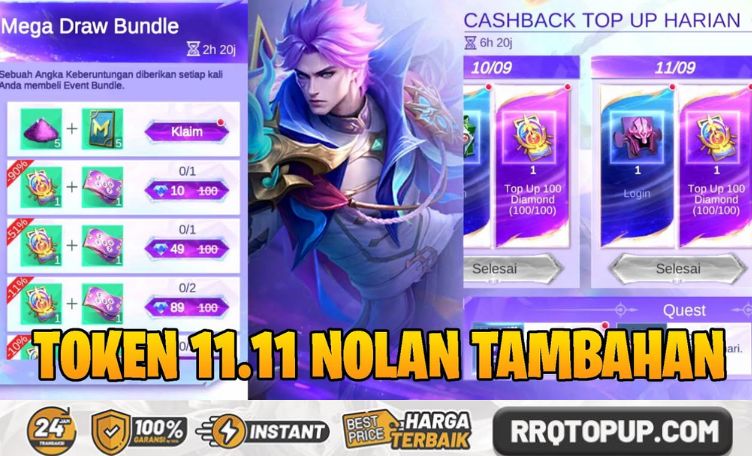 Cara Mendapatan Token Draw 11.11 The Navigator Nolan