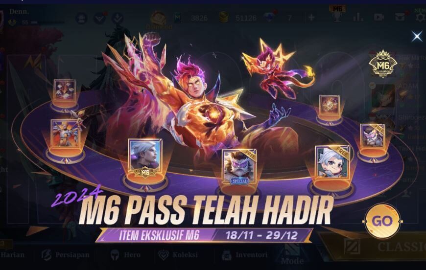 Event M6 Mobile Legends Telah Hadir