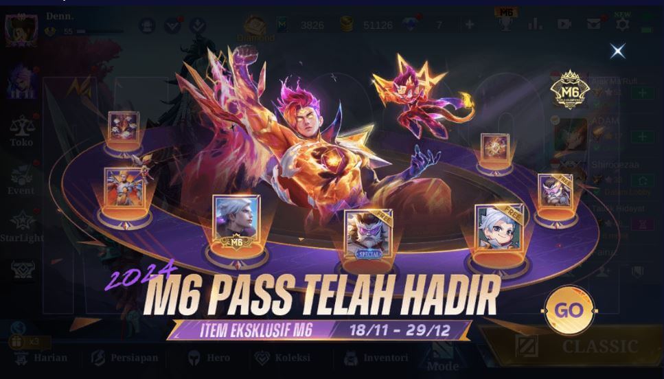 Event M6 Mobile Legends Telah Hadir