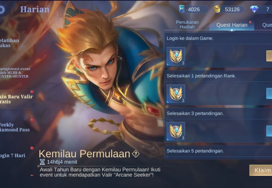 Event Kemilau Permulaan Mobile Legends