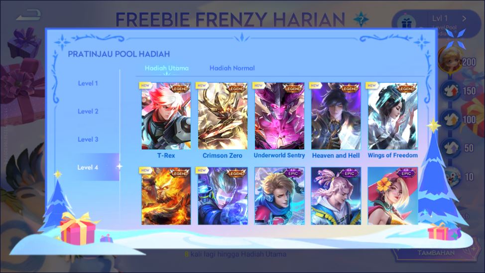 Prize Pool Event Freebie Frenzy Honor of Kings