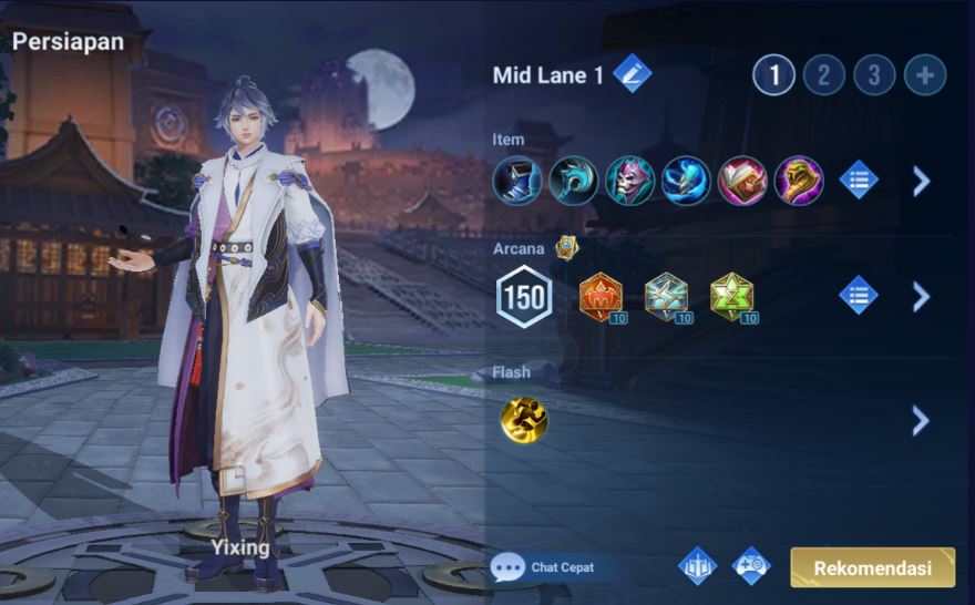 Set Build Yixing Honor of Kings