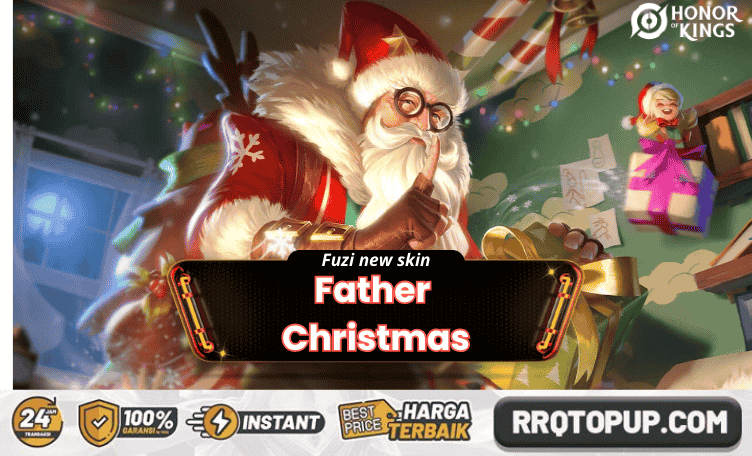 Skin Father Christmas Fuzi Honor of Kings