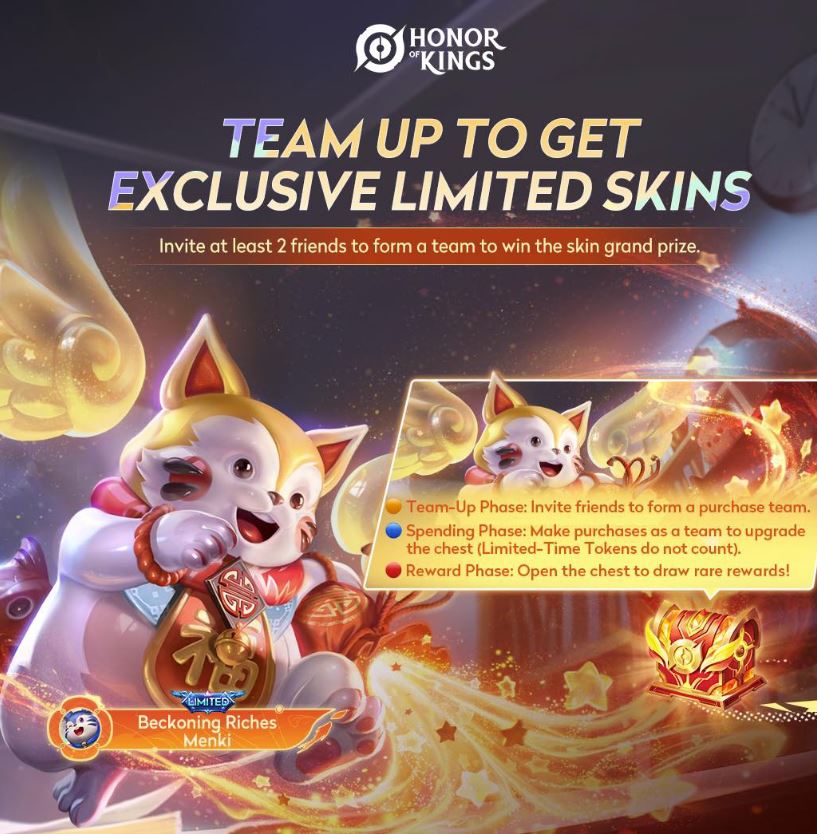 Event Skin Limited Beckoning Riches Menki