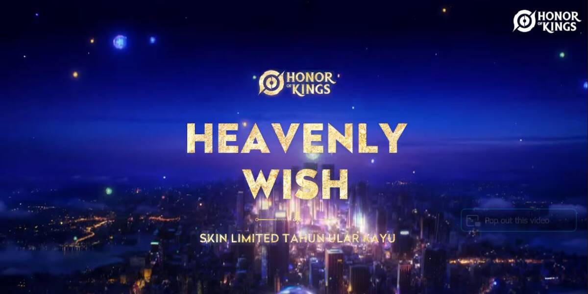 Skin Heavenly Wish Honor of Kings Global