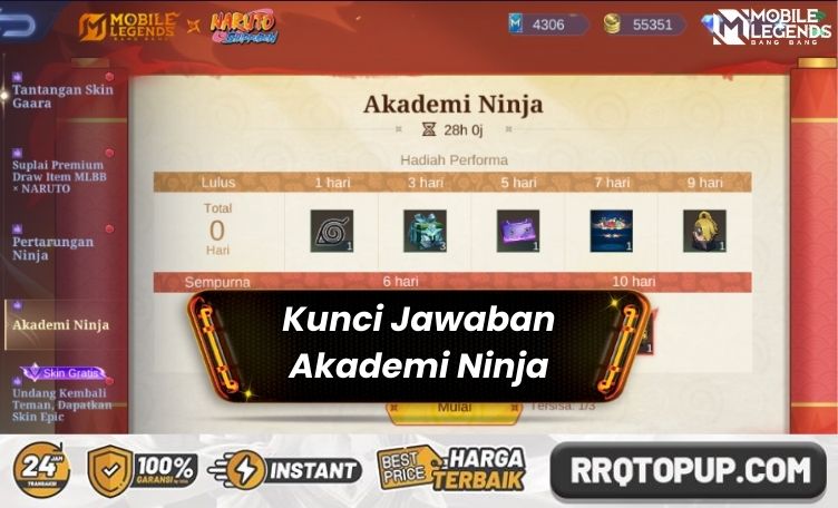 Kunci Jawaban Akademi Ninja MLBB