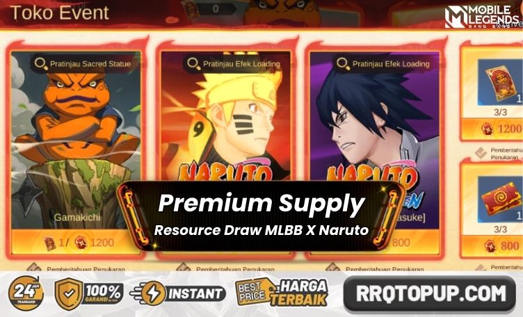 Premium Supply Resource Draw Naruto Mobile Legends