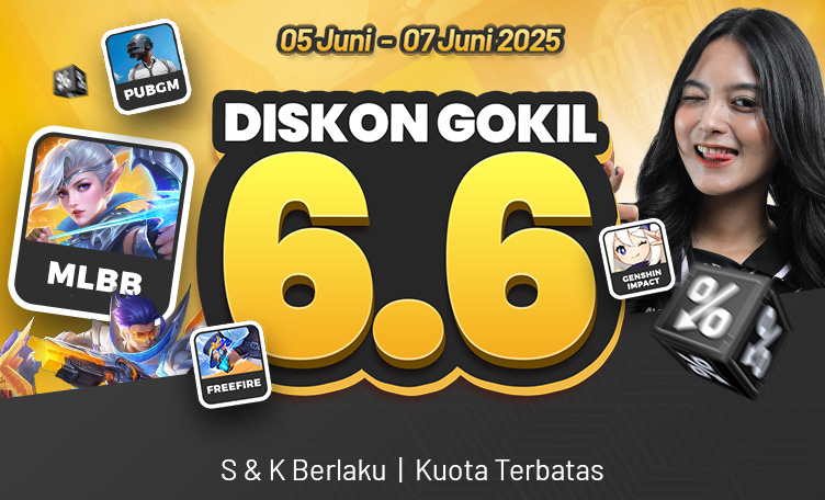Diskon Gokil 66 RRQ Topup