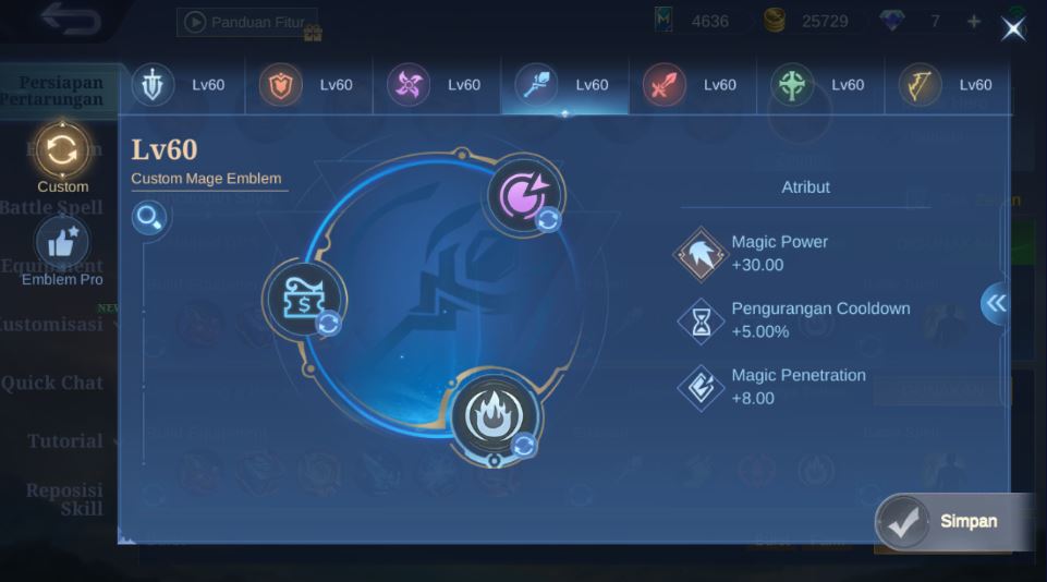 Emblem Zetian Mobile Legends