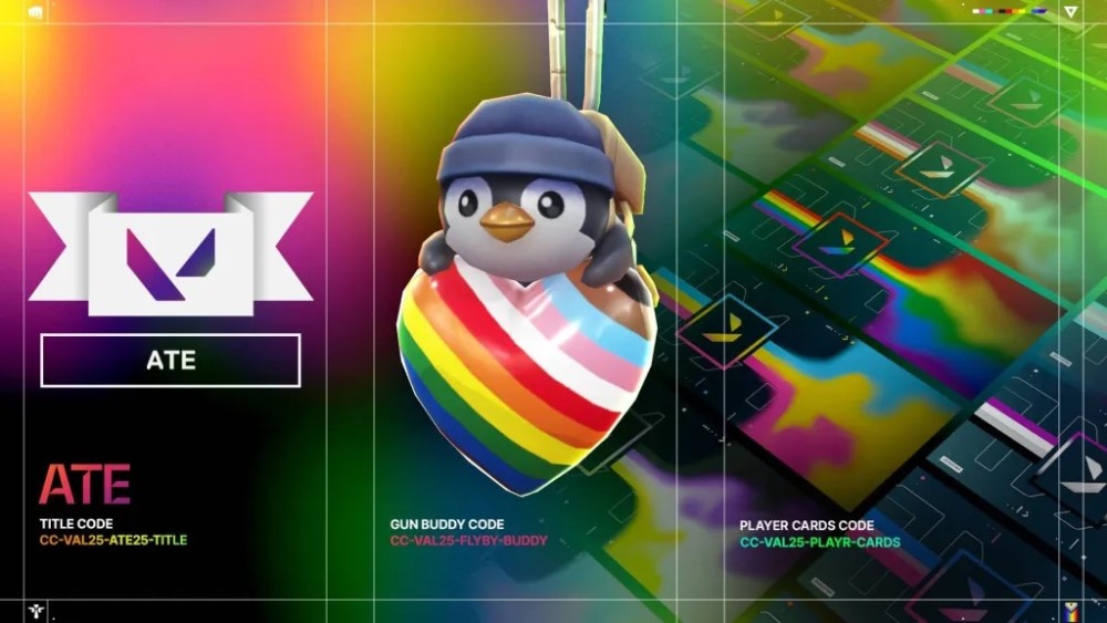 Valorant 5 years event pass Pride Items