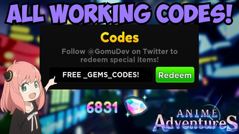 Code Anime Adventure Roblox