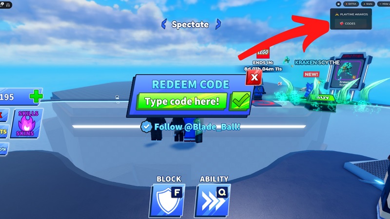 code blade ball