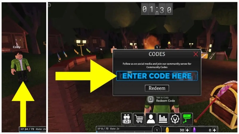 Code Survive The Killer Roblox