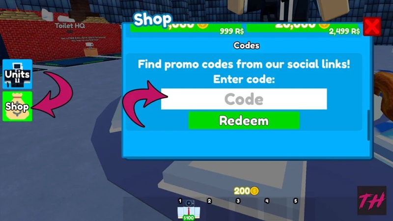 code toilet tower defense roblox