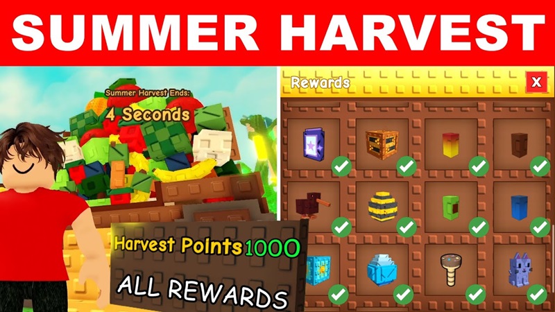summer harvest event grow a garden