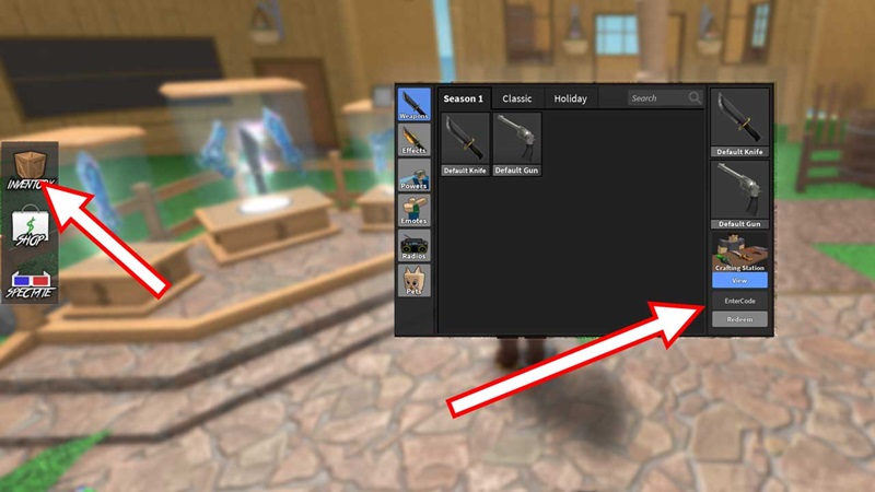 Code Murder Mystery 2 Roblox