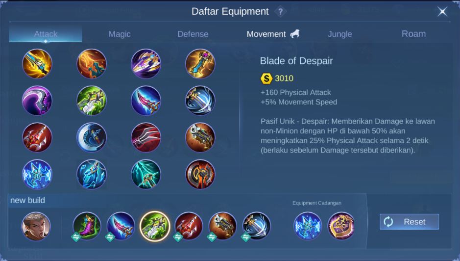 Build Chou Damage ML