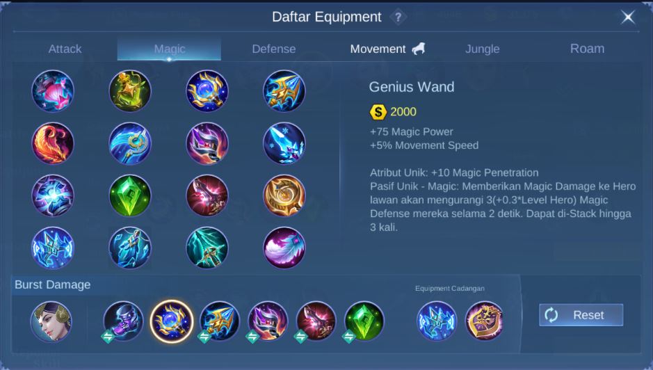 Build Item Kadita ML