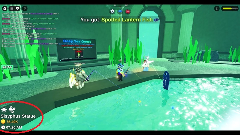 treasure room fish it