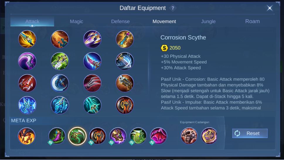 Build Item Thamuz EXP ML