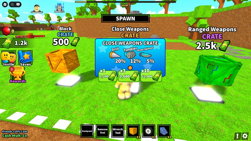 CAR BATTLES Panduan Weapon