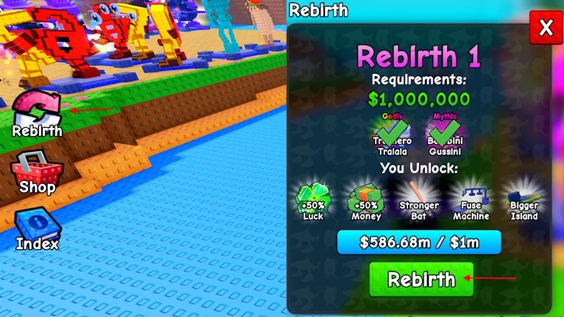 Plants vs Brainrots Rebirth
