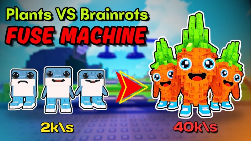Plants vs Brainrots Fuse Machine