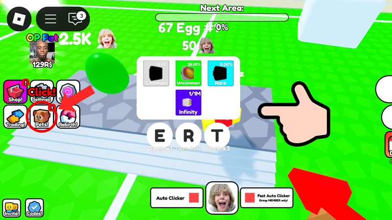 Guide Pemula 67 Clicker Roblox