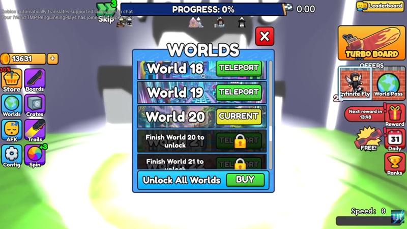 Skateboard Obby World Guide