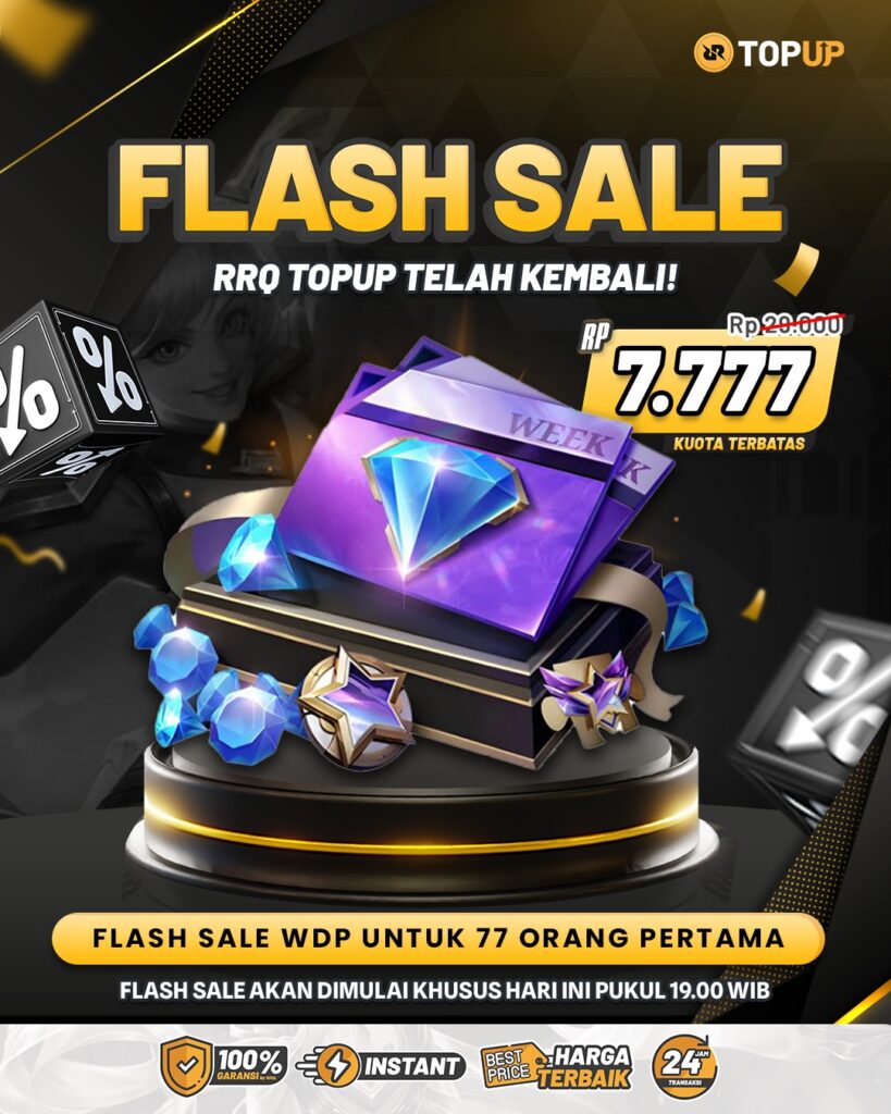 Promo Flash Sale WDP Serba 7 RRQ Topup